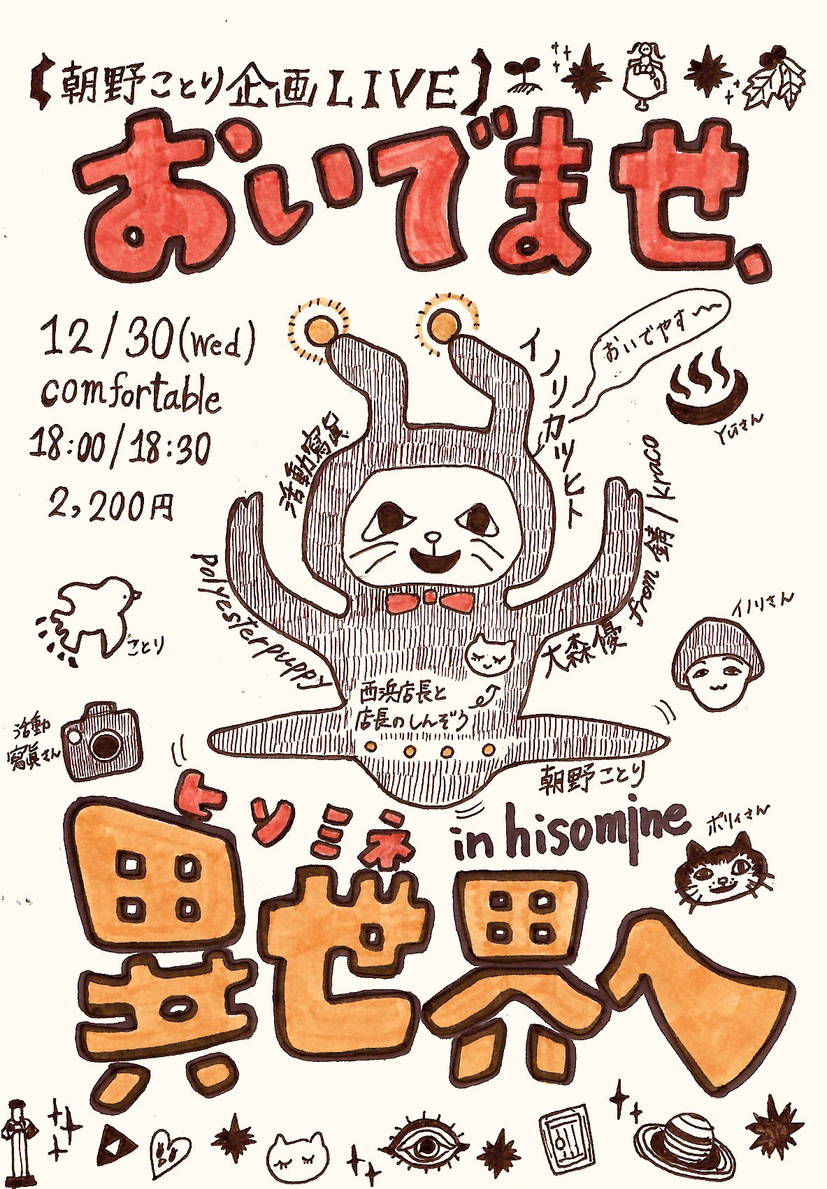 【朝野ことり企画】おいでませ、 異世界(ヒソミネ)へ