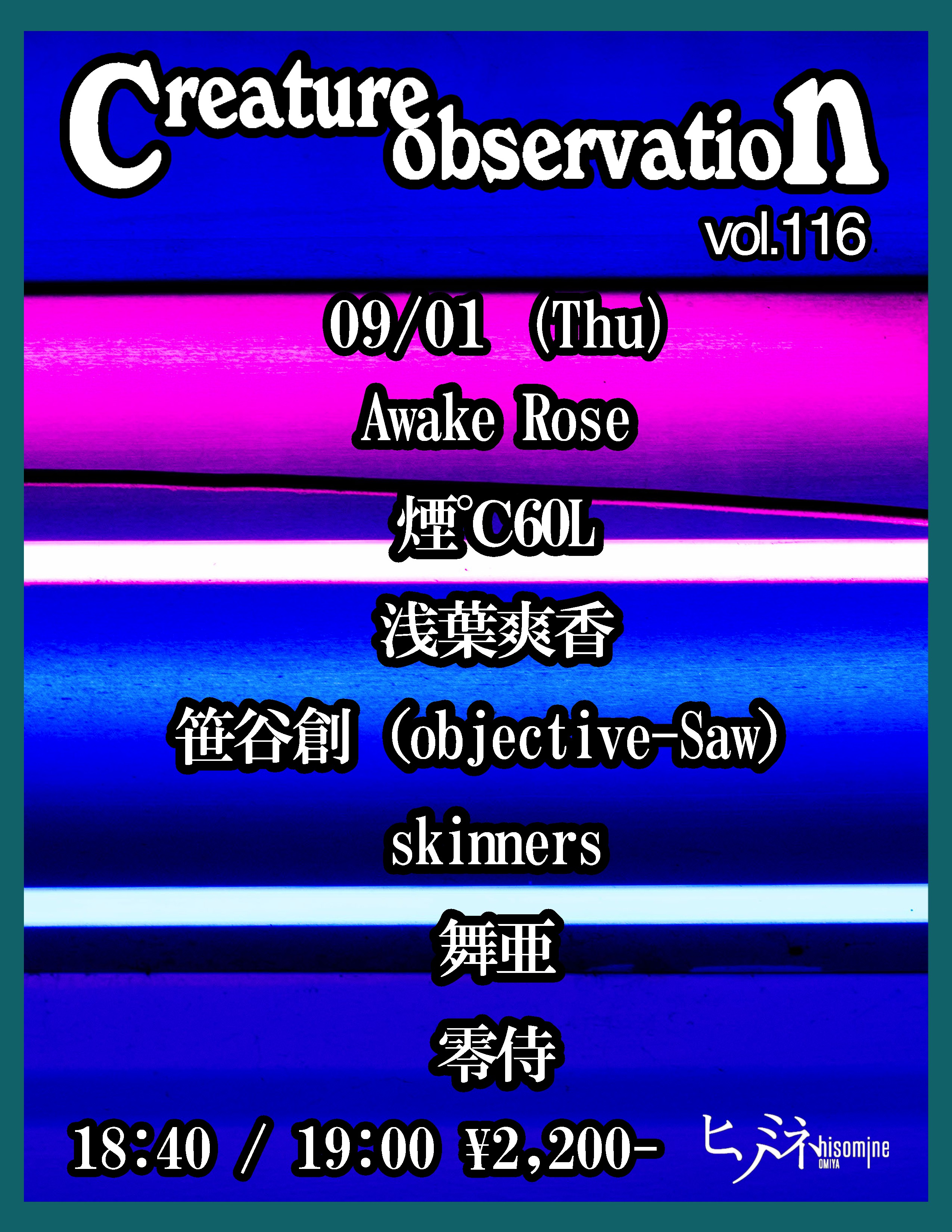 Creature observation vol.116