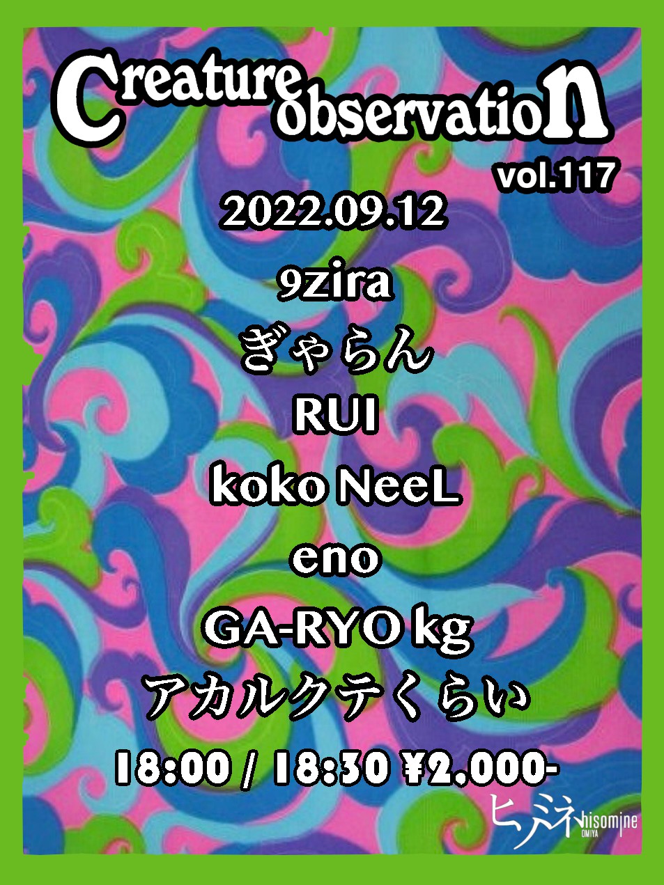 Creature observation vol.117